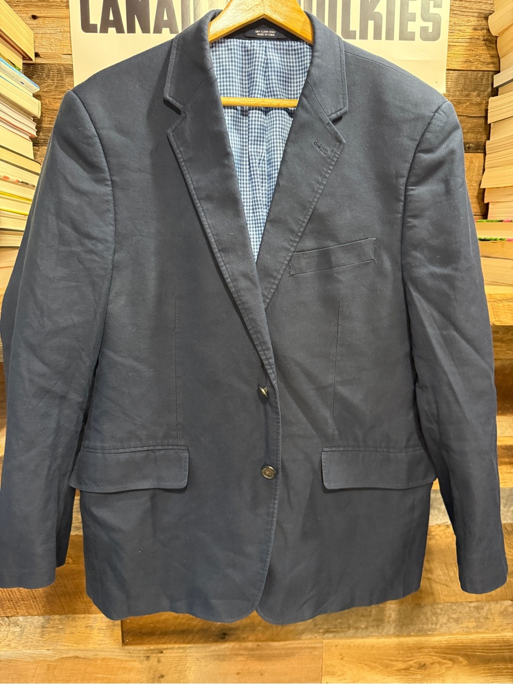 Saddlebred Navy Two-Button Sport Coat